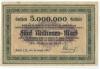 Adorf - Stadt - 25.8.1923 - 5 Millionen Mark 