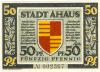 Ahaus - Stadt - 7.6.1921 - 50 Pfennig 