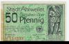 Ahrweiler (heute: Bad Neuenahr) - Stadt - 15.8.1921 - 50 Pfennig 