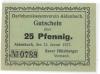 Aidenbach - Darlehnskassenverein - 15.1.1917 - 25 Pfennig 