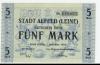 Alfeld - Stadt - 1.12.1918 - 1.2.1919 - 5 Mark 