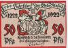 Alsfeld - Stadt - 25.6.1922 - 50 Pfennig 