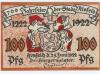 Alsfeld - Stadt - 25.6.1922 - 100 Pfennig 
