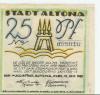 Altona - Stadt - 12.12.1921 - 25 Pfennig 