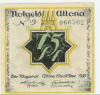 Altona - Stadt - 12.12.1921 - 75 Pfennig 