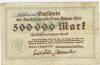 Altona - Reichsbahndirektion - 8.8.1923 - 31.8.1923 - 500000 Mark 