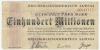 Altona - Reichsbahndirektion - 1.10.1923 - 30.11.1923 - 100 Millionen Mark 