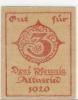 Altusried - Marktgemeinde - 1920 - 3 Pfennig 
