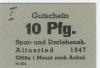 Altusried - Spar- und Darlehenskasse - 1947 - 10 Pfennig