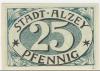 Alzey - Stadt - -- - 25 Pfennig 