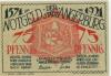 Angerburg - Stadt - 1921 - 75 Pfennig 