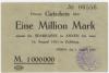 Annen (heute: Witten) - Sparkasse - 7.8.1923 - 1 Million Mark 