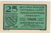 Ansbach - Stadt - 12.8.1921 - 25 Pfennig 