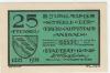 Ansbach - Stadt - 12.8.1921 - 25 Pfennig 