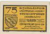 Ansbach - Stadt - 12.8.1921 - 75 Pfennig 