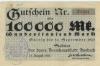 Ansbach - Stadt - 11.8.1923 - 30.9.1923 - 100000 Mark 