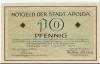 Apolda - Stadt - 1.8.1921 - 10 Pfennig 