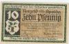 Apolda - Stadt - 1.8.1921 - 10 Pfennig 