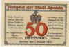 Apolda - Stadt - 1.8.1921 - 50 Pfennig 