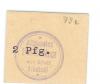 Arnstadt - Allgemeine Ortskrankenkasse - -- - 2 Pfennig 