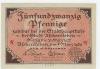 Aschersleben - Stadt - 5.3.1920 - 31.3.1922 - 25 Pfennig 