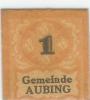 Aubing (heute: München) - Gemeinde - -- - 1 Pfennig 
