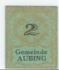 Aubing (heute: München) - Gemeinde - -- - 2 Pfennig 