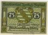 Auerbach - Amtshauptmannschaft - 31.7.1921 - 75 Pfennig 
