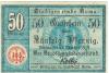 Auma - Stadt - 1.10.1919 - 50 Pfennig 