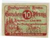 Auma - Stadt - 1.7.1920 - 10 Pfennig 