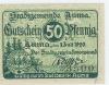 Auma - Stadt - 1.7.1920 - 50 Pfennig 