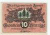 Auma - Stadt - 1.4.1921 - 10 Pfennig 