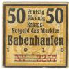 Babenhausen - Markt - 1918 - 50 Pfennig 