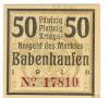 Babenhausen - Markt - 1918 - 50 Pfennig 