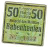 Babenhausen - Markt - 1920 - 50 Pfennig 