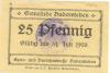 Badersleben (heute: Huy) - Gemeinde - - 31.7.1920 - 25 Pfennig 