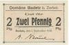 Badetz (heute: Zerbst) - Domäne - 1.9.1918 - 2 Pfennig 