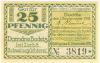 Badetz (heute: Zerbst) - Domäne - 1.9.1918 - 31.12.1921 - 25 Pfennig 