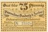 Badetz (heute: Zerbst) - Domäne - 1.9.1918 - 31.12.1921 - 75 Pfennig 