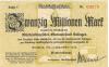 Balingen - Stadt - 19.9.1923 - 20 Millionen Mark 