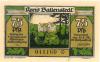 Ballenstedt - Kreis - 22.8.1921 - 75 Pfennig 