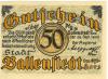 Ballenstedt - Stadt - 28.9.1920 - 50 Pfennig 