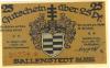 Ballenstedt - Stadt - 22.3.1921 - 25 Pfennig 