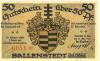 Ballenstedt - Stadt - 22.3.1921 - 50 Pfennig 