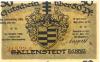 Ballenstedt - Stadt - 22.3.1921 - 50 Pfennig 