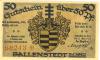 Ballenstedt - Stadt - 22.3.1921 - 50 Pfennig 