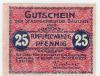 Bautzen - Stadt - 1.5.1920 - 25 Pfennig 