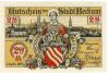 Beckum - Stadt - 1.9.1920 - 2 Mark 
