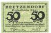 Beetzendorf - Gemeinde - -- - 50 Pfennig 
