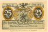 Belgard (heute PL-Bialogard) - Sparkasse der Stadt - -- - 25 Pfennig 